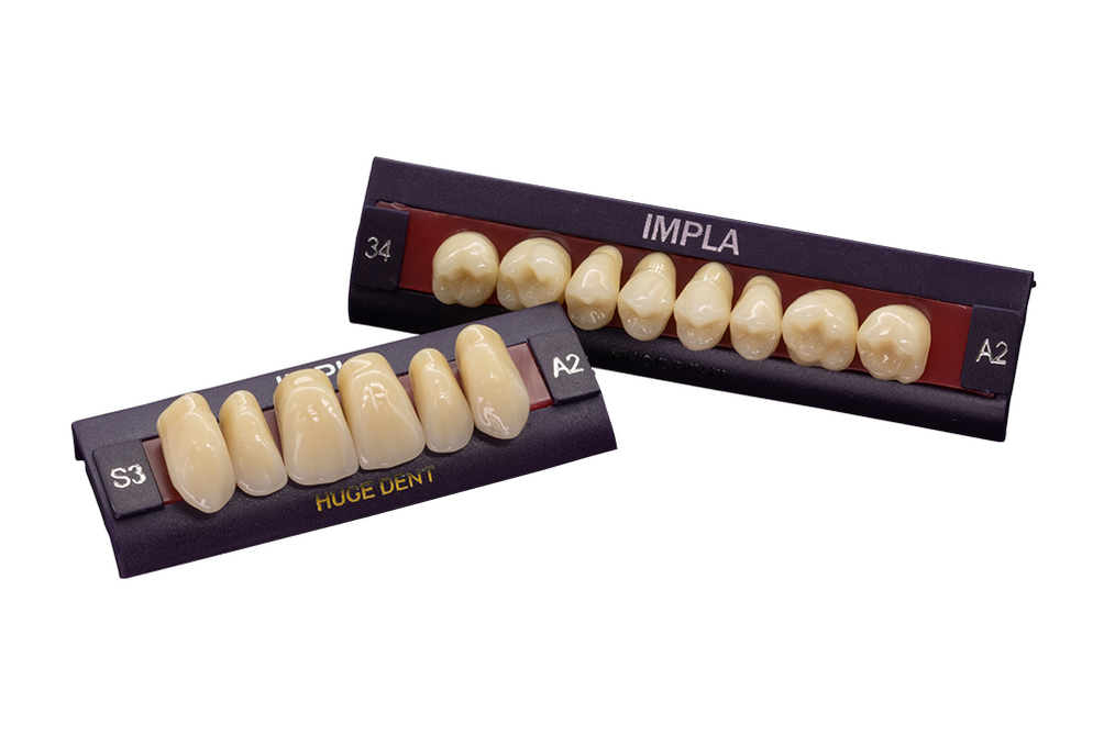 Polymer Tooth Synthetic Polymer Teeth — HUGE Dental