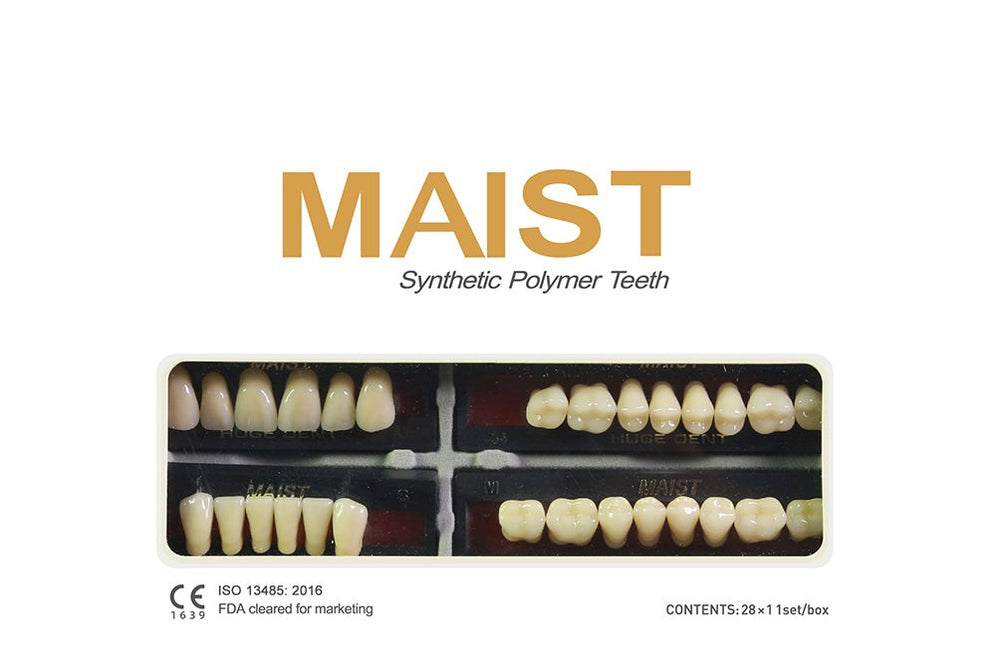 Polymer Tooth Synthetic Polymer Teeth — HUGE Dental