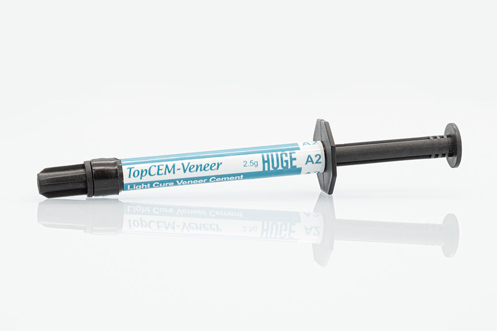 Cemento para carillas fotopolimerizable TopCEM-Veneer — HUGE Dental