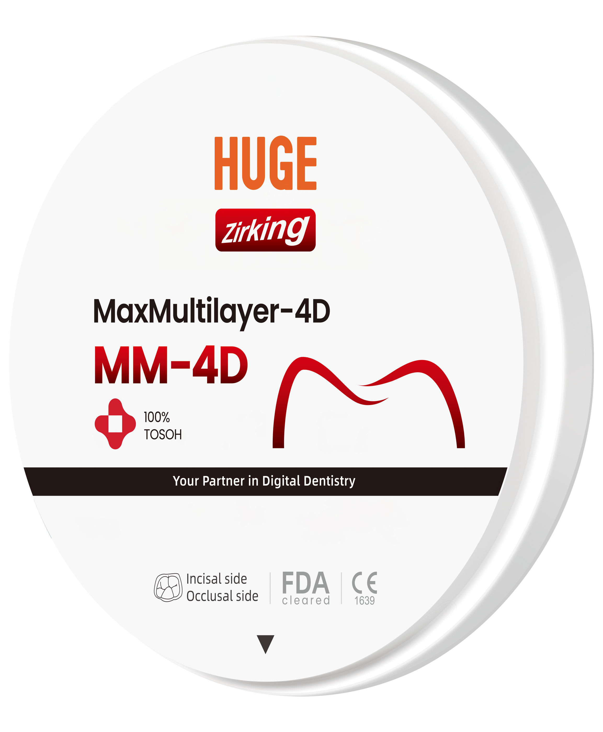 Premium Max Multilayer (MM-4D) 100% Tosoh Material Zirconia Block ...