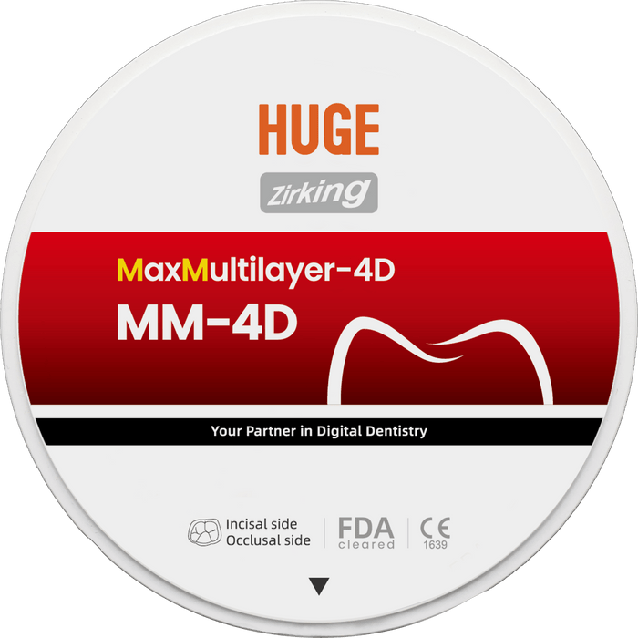 Prime Max Multilayer (MM-4D) Zirconia Block