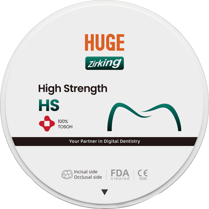 Hochwertiger, hochfester (HS) Zirkonoxidblock aus 100 % Tosoh-Material